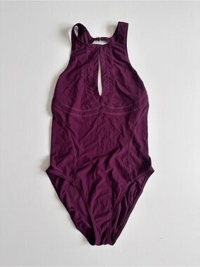 Everything But Water Purple Halter Neck Swimsuit Size 6